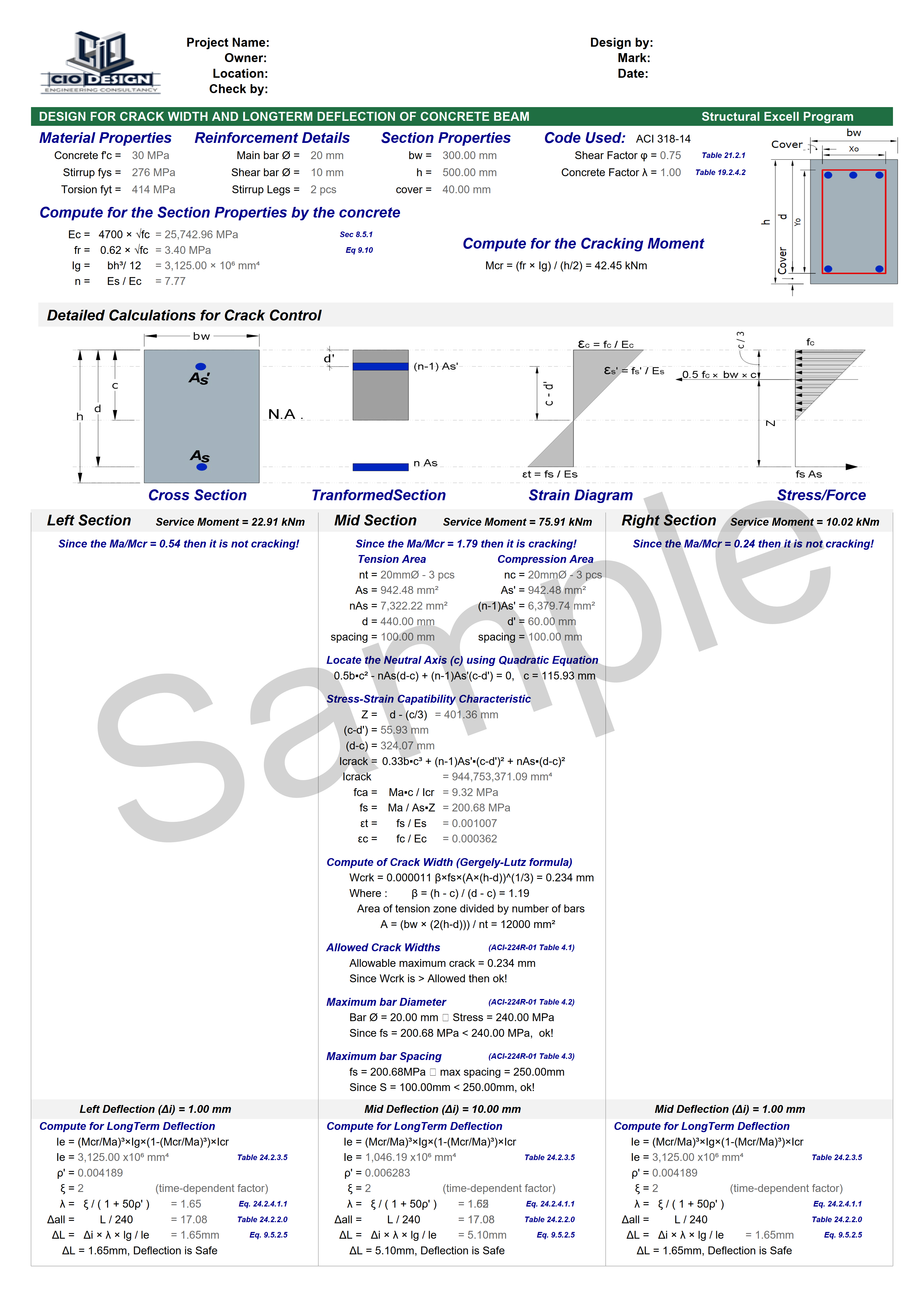 Beam Sample